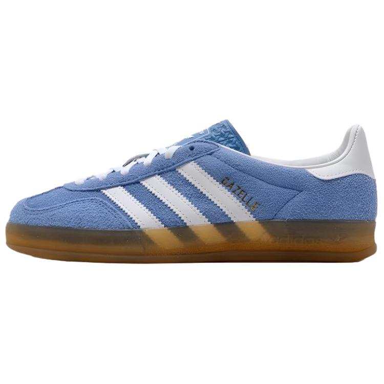 Adidas Originals GAZELLE INDOOR German Army Trainers Women's Blue