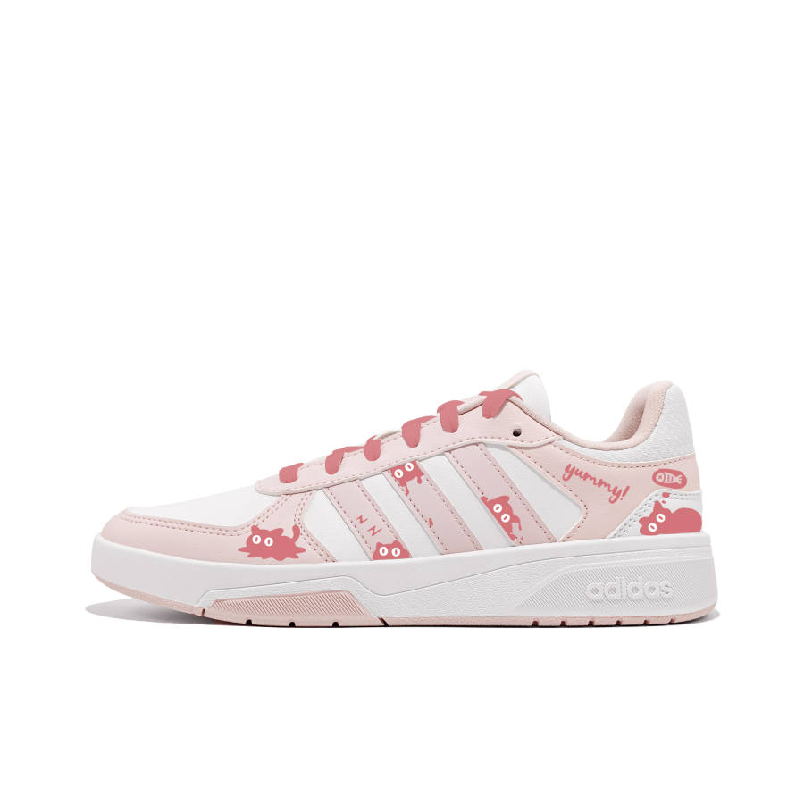 Adidas Adidas COURTBEAT Synthetic Leather Coverage Slip Resistant Abrasion Resistant Low top Skateboard Shoes Unisex