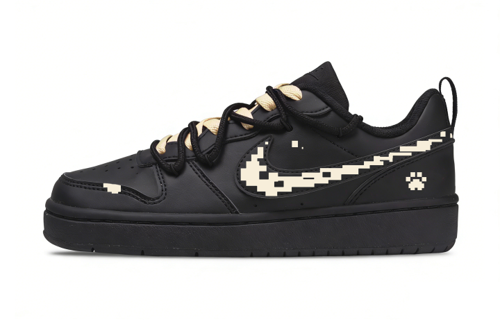 Nike Nike Court Borough Leather Low top Skateboard Shoes Women's Black