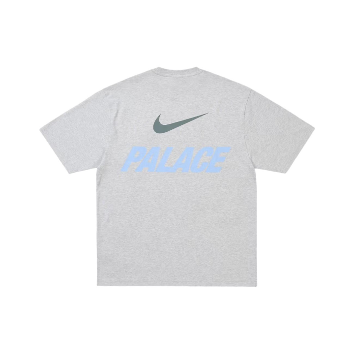 Nike Nike X PALACE T Shirts Unisex Gray Crew Neck Moderate