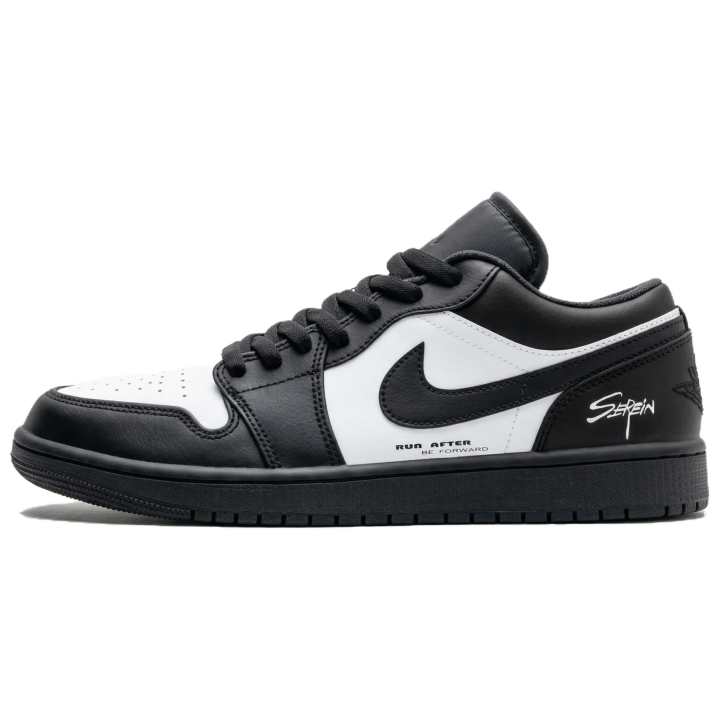 Jordan Jordan Air Jordan 1 Milk White Warrior Top Grain Cow Leather Abrasion Resistant Breathable Low top
