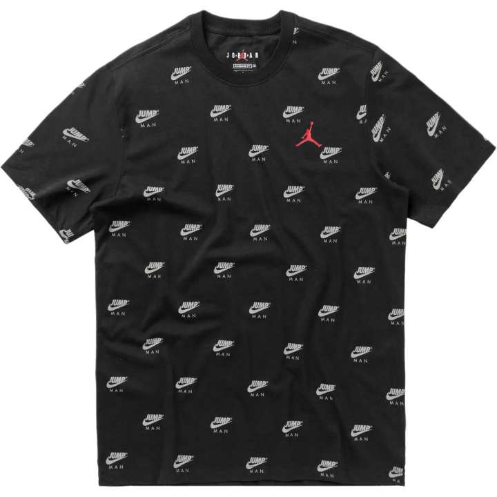 Jordan Jordan Jumpman T Shirts Men's Black Crew Neck