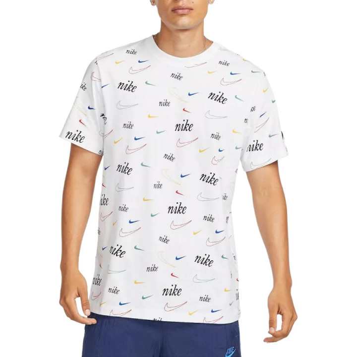 Nike Nike Sportswear T Shirts Men's White Crew Neck