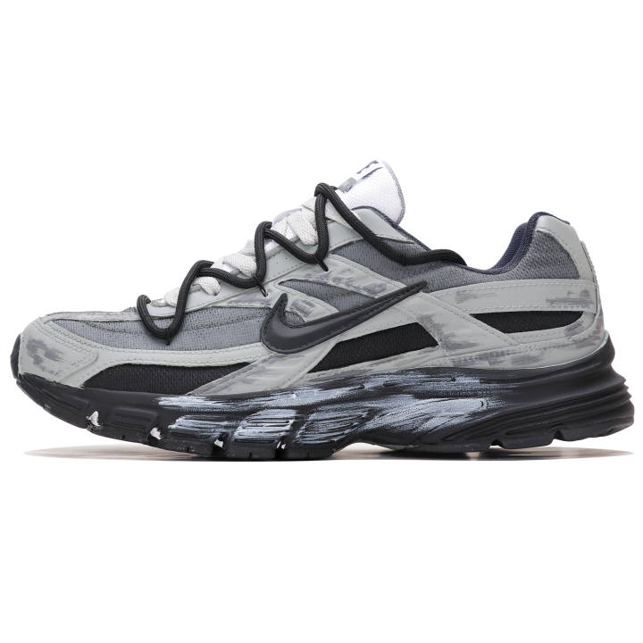 Nike Nike Initiator Cushioning Abrasion Resistant Low top Running Shoes Men's Black Gray