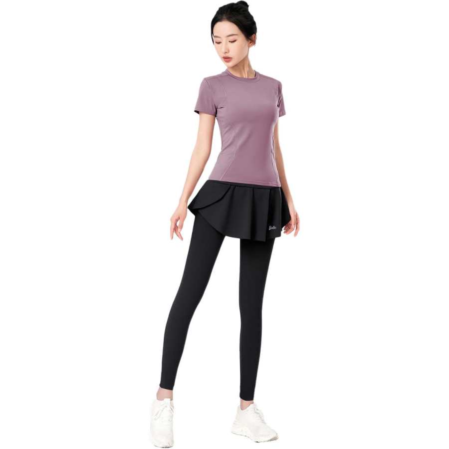 Barbie Fitness Sets Women's Crew Neck Thin