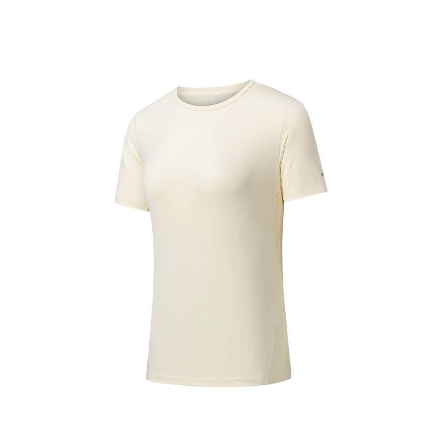 Anta T Shirt Women's Light Beige White
