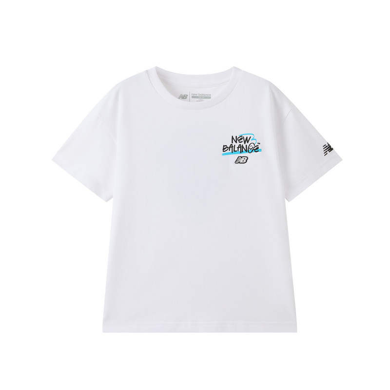 New Balance New Balance Kids T Shirts Crew Neck Moderate
