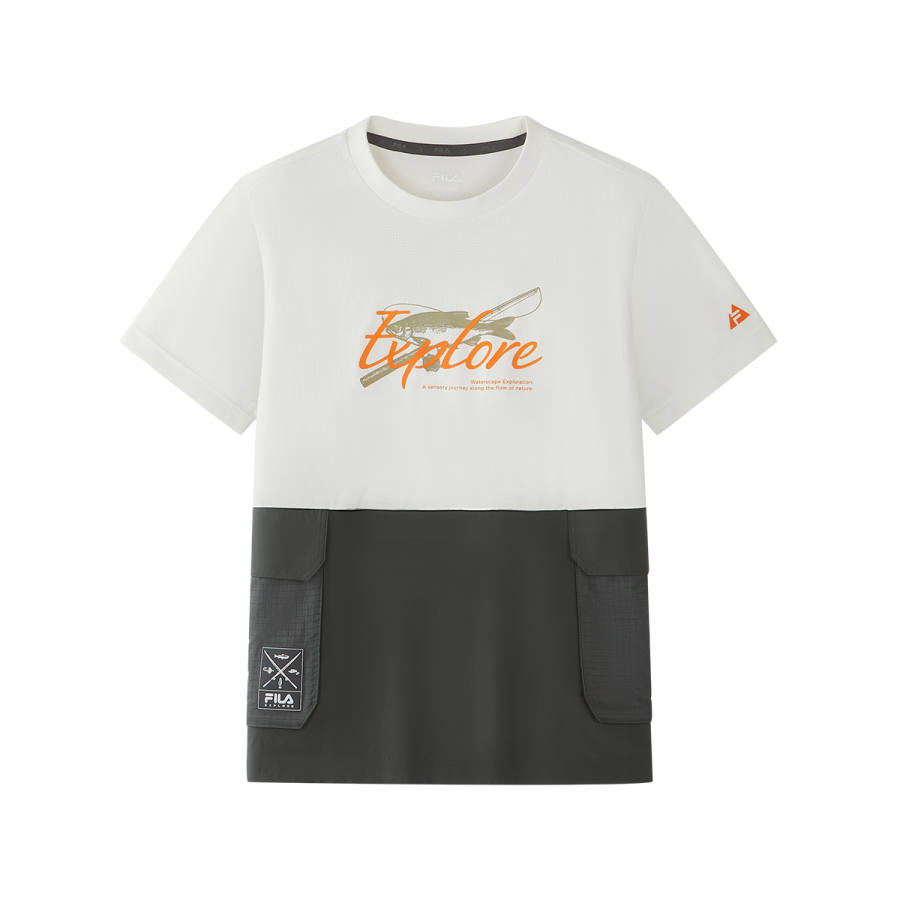 FILA KIDS T Shirts Crew Neck Moderate