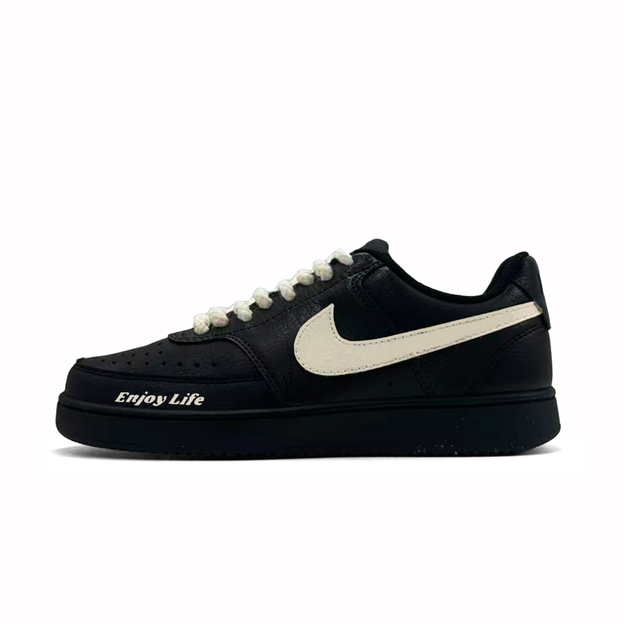 Nike Nike Court Vision Low Dark Night Shimmer, Minimalist Premium, Vintage Trendy, Fashion Versatile