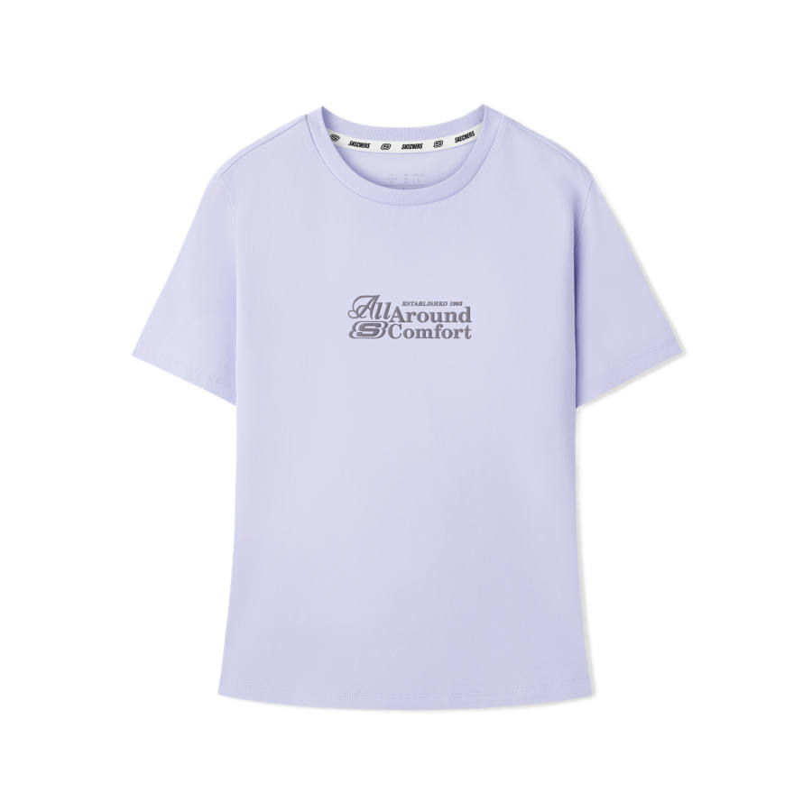 Skechers Regular Sleeve T Shirt Women's Photinia Purple