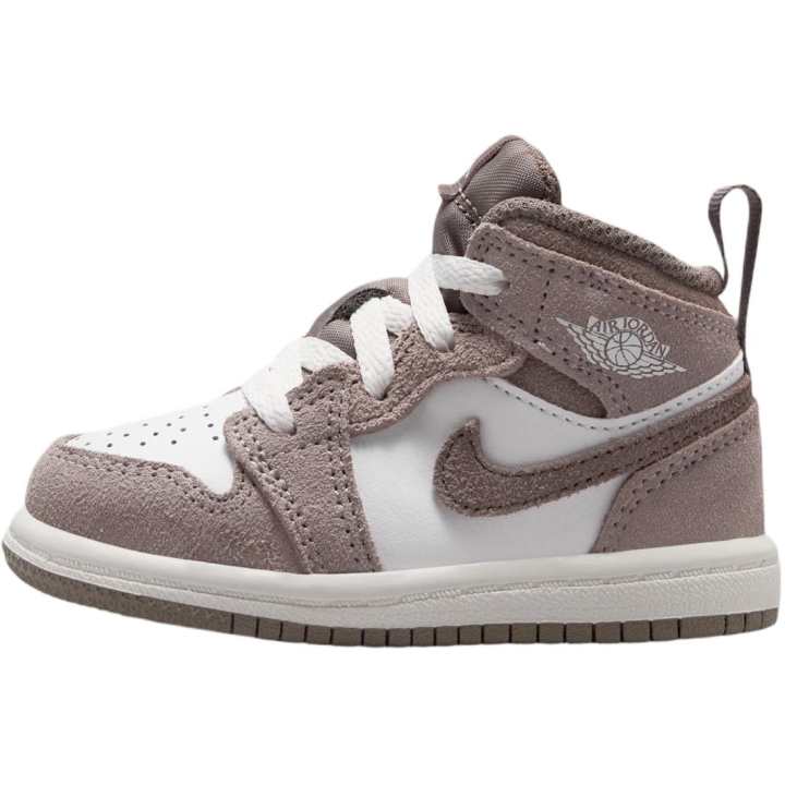 Jordan Jordan Air Jordan 1 Mid top Toddler Shoes White Brown Infant And Toddler