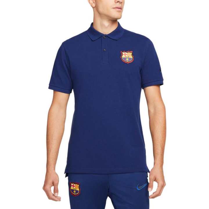 Nike Nike FC Polo Shirts Men's Blue Polo Collar Moderate Other