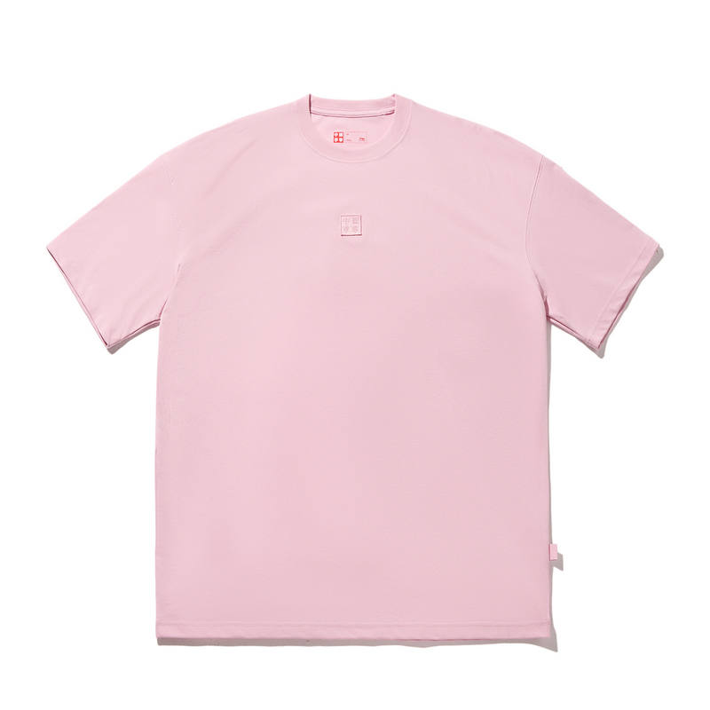 Li-Ning Li Ning Casual T Shirt Unisex Flower Branch Pink
