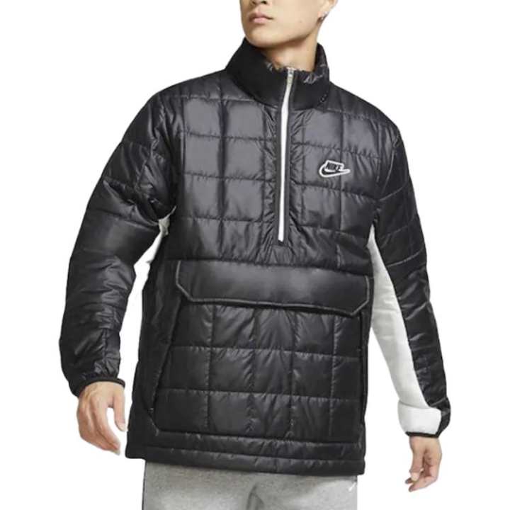 Nike Nike Puffer Jackets Men's Black/White Stand Collar Moderate Other
