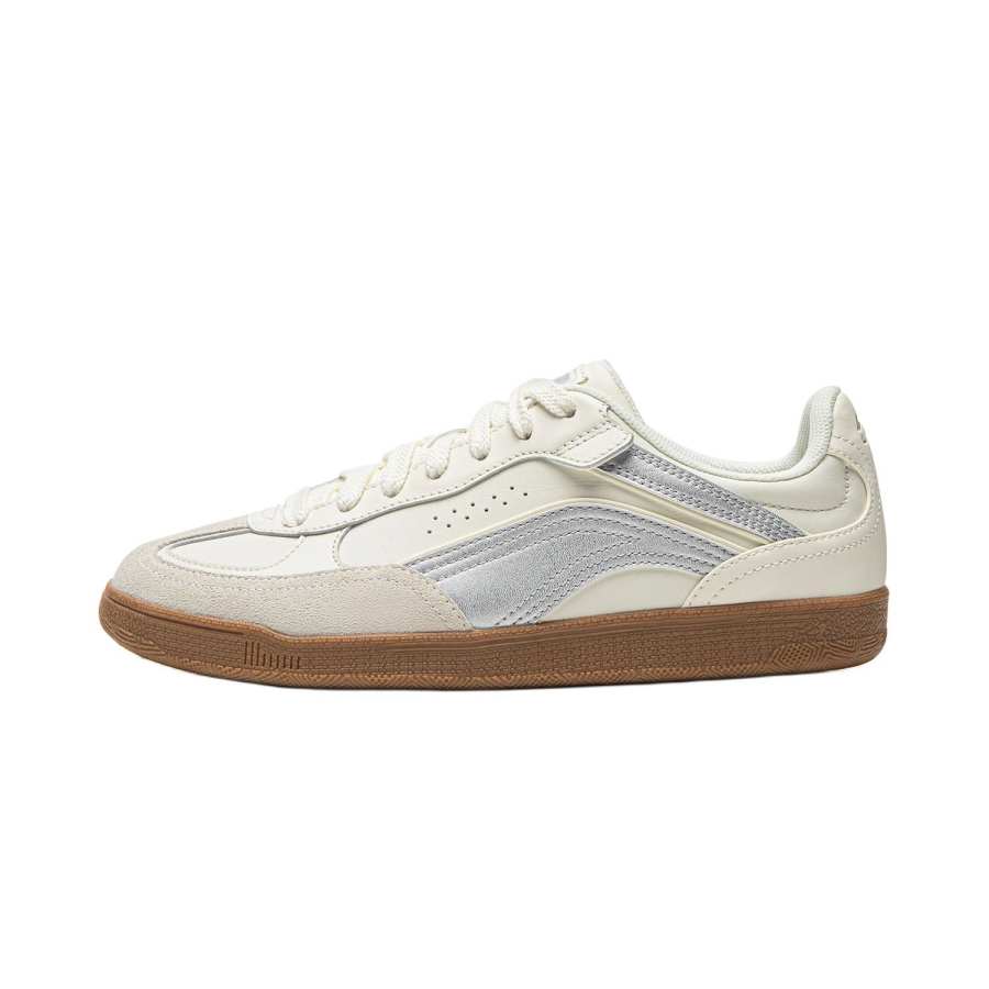 Li-Ning Li Ning Film Heart Breathable Low top Skateboard Shoes Women's Ecru
