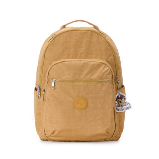 Teenie Weenie Fabric Backpack Regular Women's Ginger Yellow/Stone Gray/Sand Pink