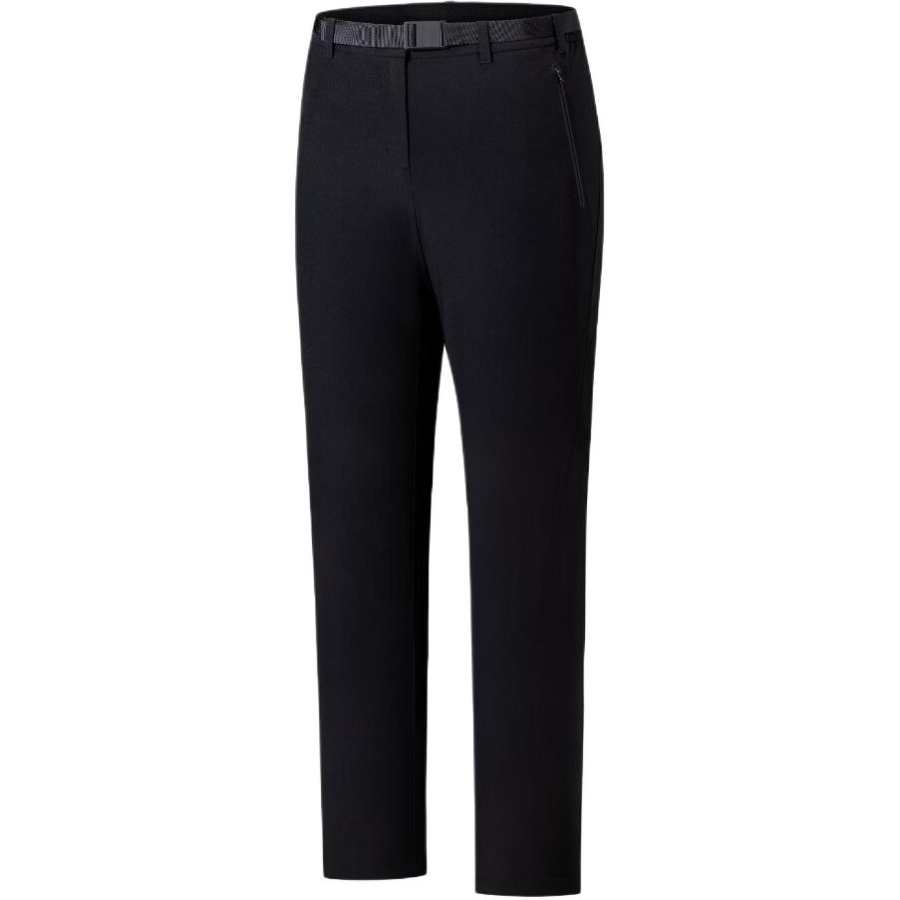 ANTA Casual Pants Women's Black Moderate Straight Fit Pants