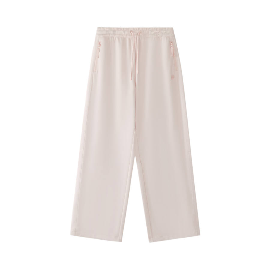 FILA FUSION Knitted Sweatpants Women's Light Peach Pink