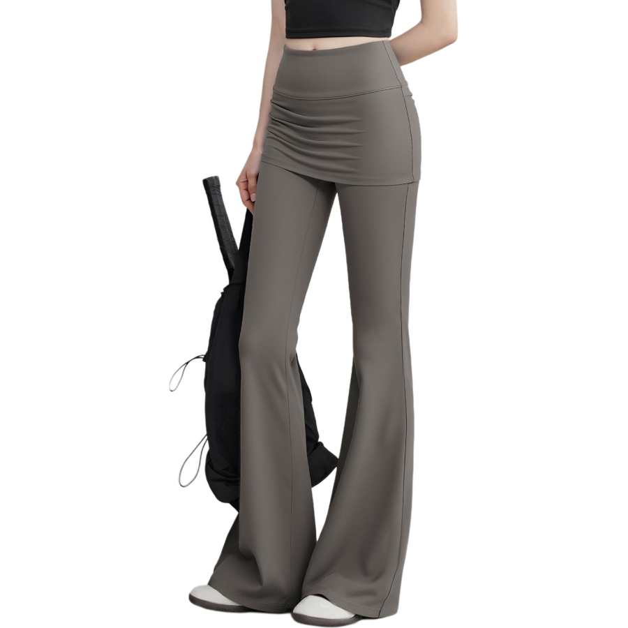 Cotton Gene Sports Pants Women's Gray Moderate