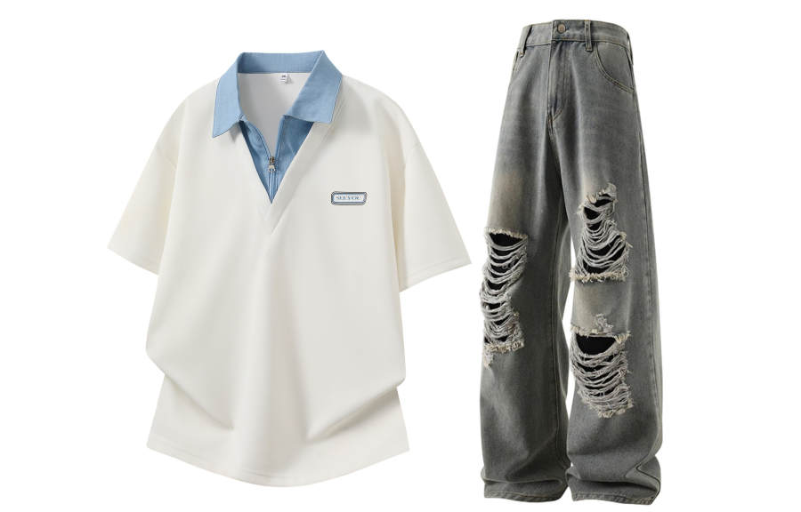 GWAF Casual Sportswear Unisex Lapel Moderate