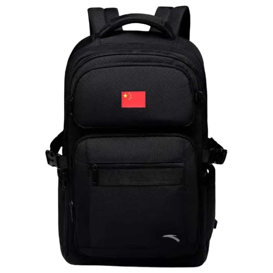 ANTA Anta Polyester Backpack Unisex Black