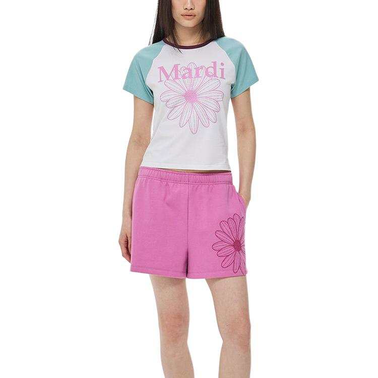 MARDI MERCREDI T Shirt Women's Korean Style