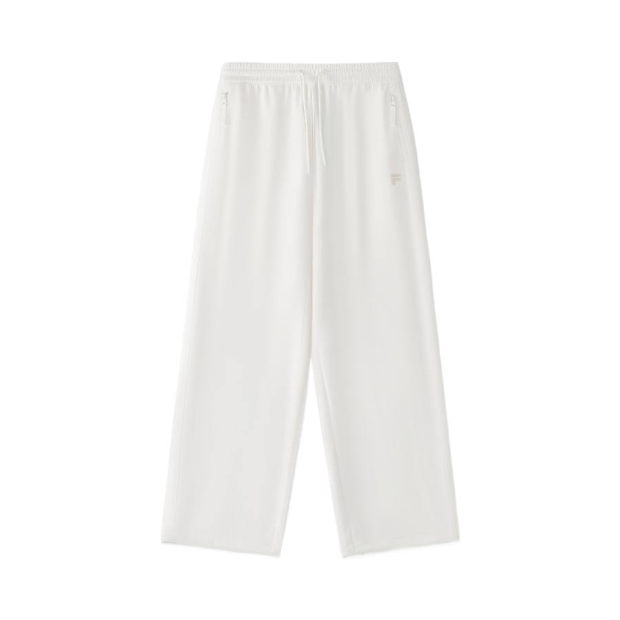 FILA FUSION Knitted Sweatpants Women's Cloud White