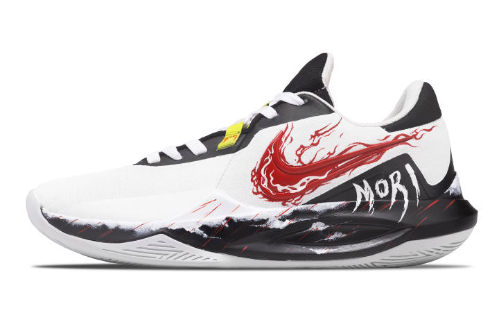 Nike Nike Precision 6 Fearless Warrior Slip Resistant Low top Basketball Shoes Unisex White Black Red