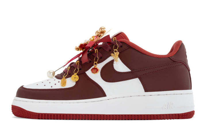Nike Nike Air Force 1 Skateboard Shoes Women's Low Top Red White