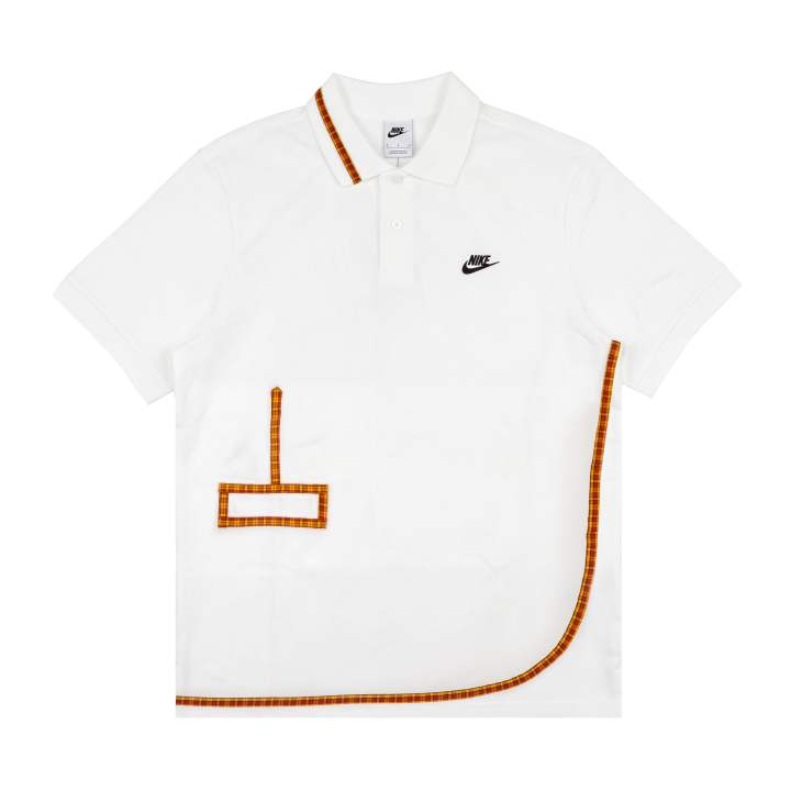 Nike Nike Polo Shirts Unisex White Polo Collar Moderate Straight Fit