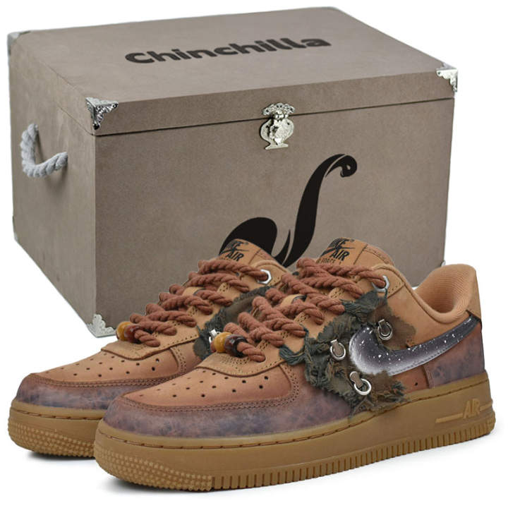 Nike Nike Air Force 1 Abrasion Resistant Slip Resistant Low top Skateboard Shoes Women's
