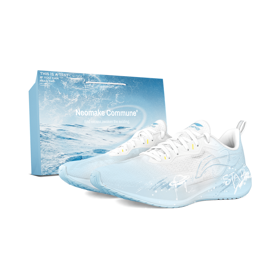 Li-Ning Li Ning Wuyue Cushioning Rebound Abrasion Resistant Low top Casual Sprint Running Shoes Men's