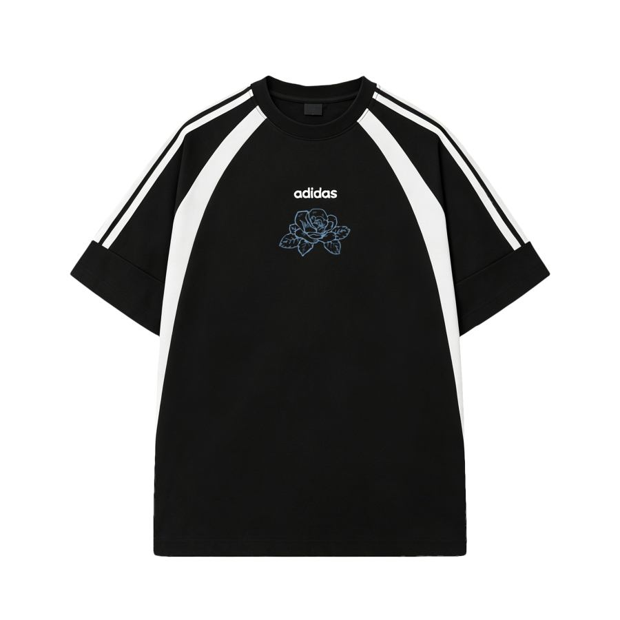 Adidas Adidas T Shirts Men's Black Crew Neck Moderate