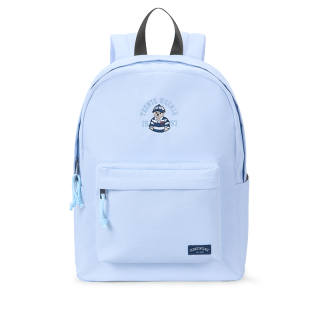Teenie Weenie Fabric Backpack Large Women's Sea Salt Blue/Almond White/White Peach Pink