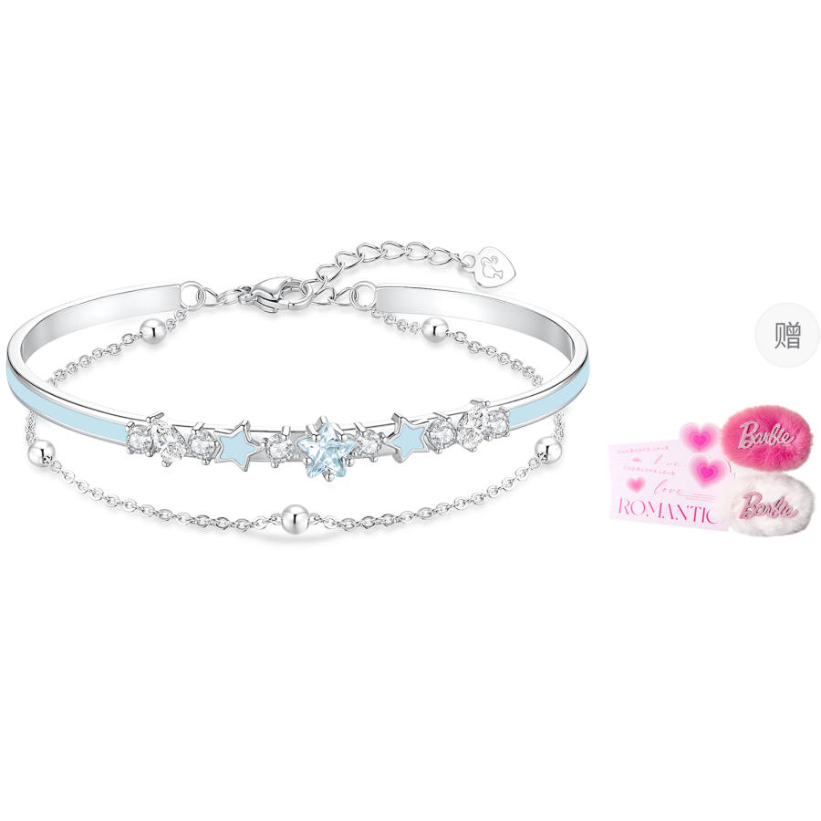 Barbie Synthetic Cubic Zirconia Bangles Women's
