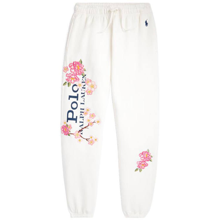 Polo Ralph Lauren SS23 Knitted Sweatpants Women's White