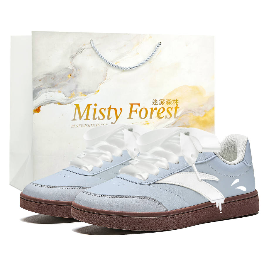 Anta Active Maris Sal Milk Lid Abrasion Resistant Lightweight Low top Skateboard Shoes Casual Shoes Women's Blue White
