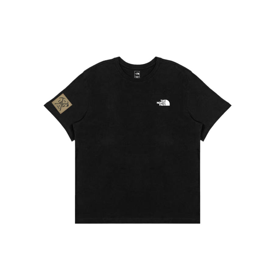 THE NORTH FACE T Shirts Men's Black Crew Neck Straight Fit