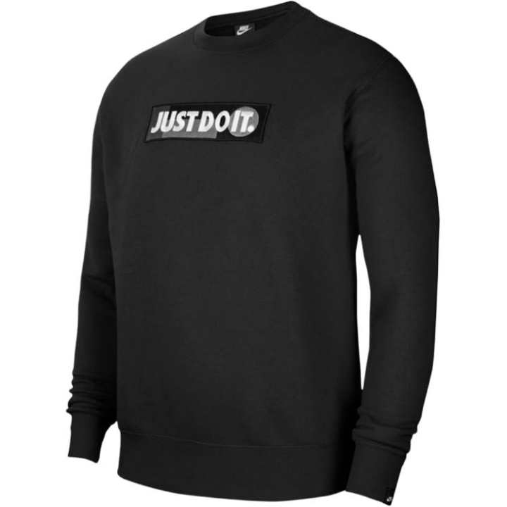 Nike Nike JDI Sweatshirts Men's Black Crew Neck Moderate Straight Fit