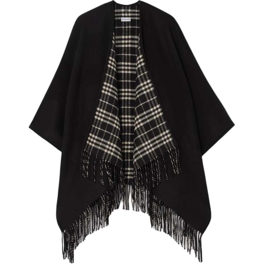 Burberry Cloaks Women's Black Moderate