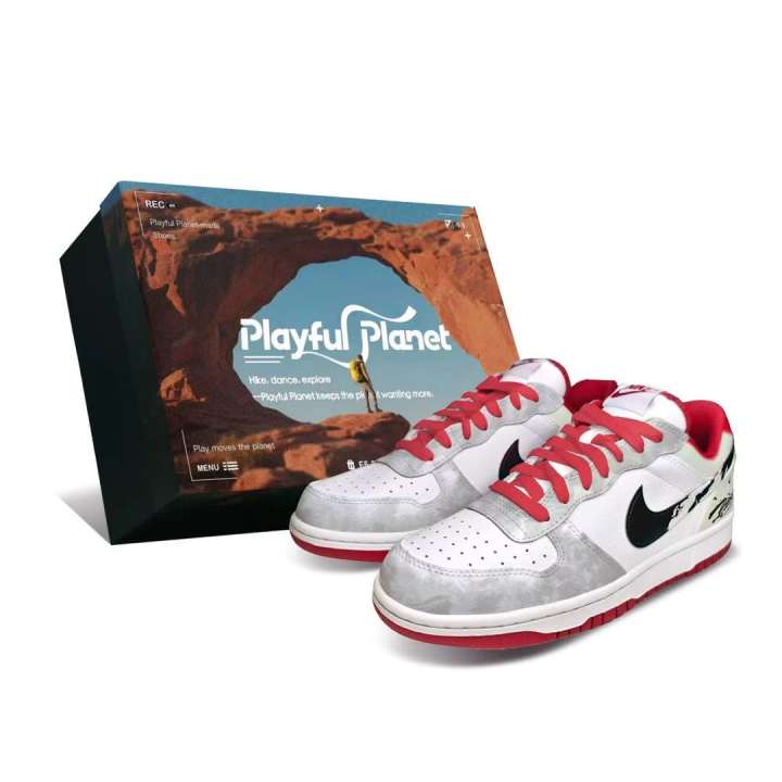 Nike Nike Big Low top Skateboard Shoes Men's White