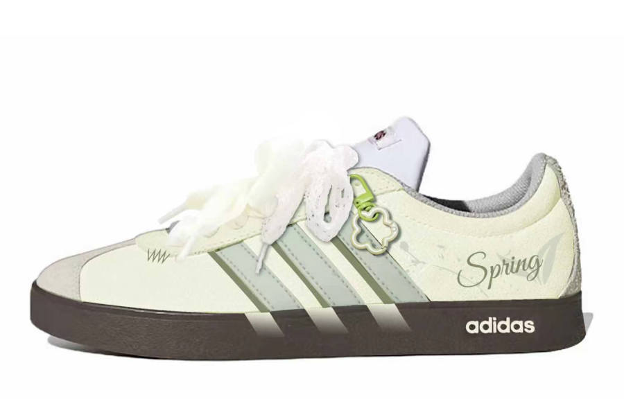 Adidas Adidas VL COURT 2.0 Skateboard Shoes Unisex Spring Green