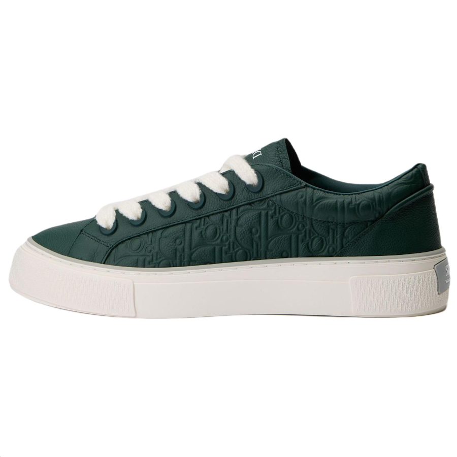 DIOR B33 Spin Low top Skateboard Shoes Men's Dark Green