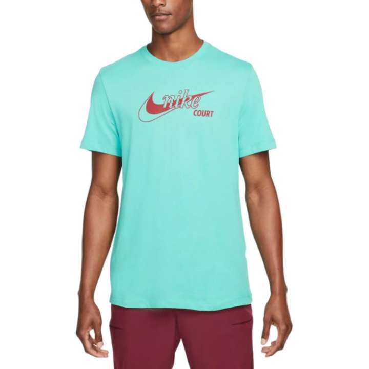 Nike Nike Dri Fit T Shirts Men's Turquoise Crew Neck