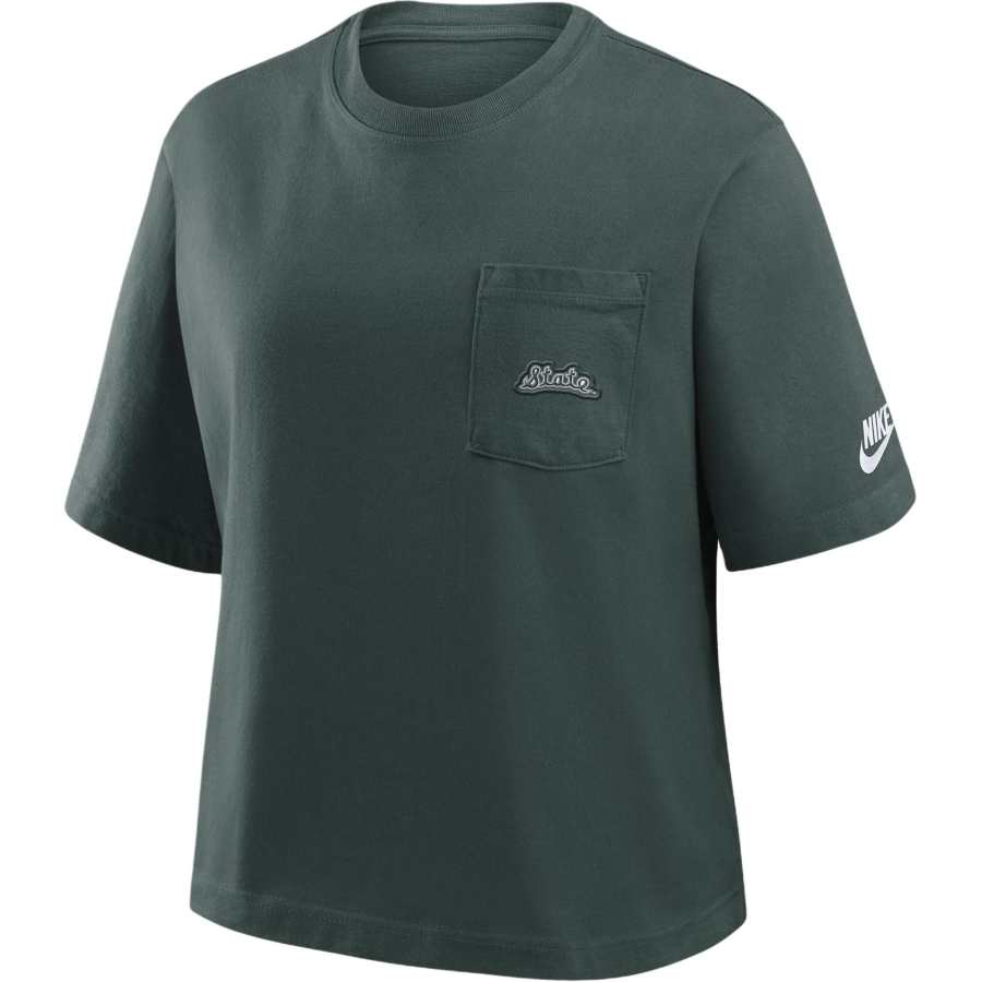 Nike Nike Michigan State Legacy Pocket Boxy Women's Nike College T-Shirt