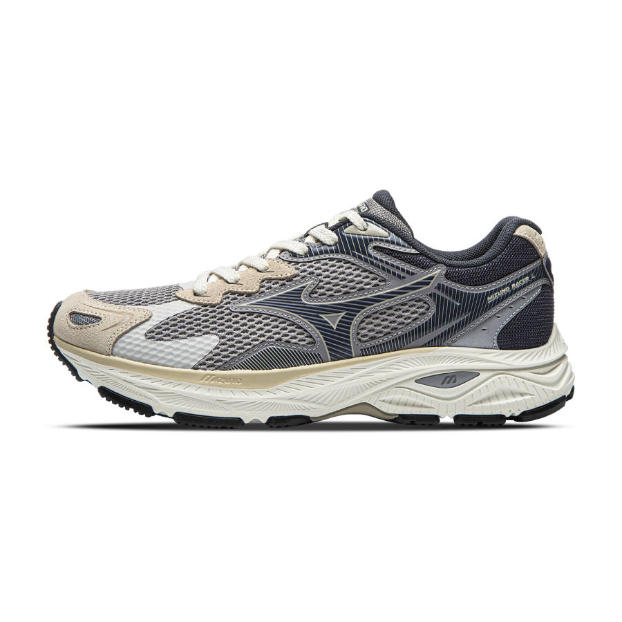 Mizuno Racer S Low top Running Shoes Unisex Feather Gray
