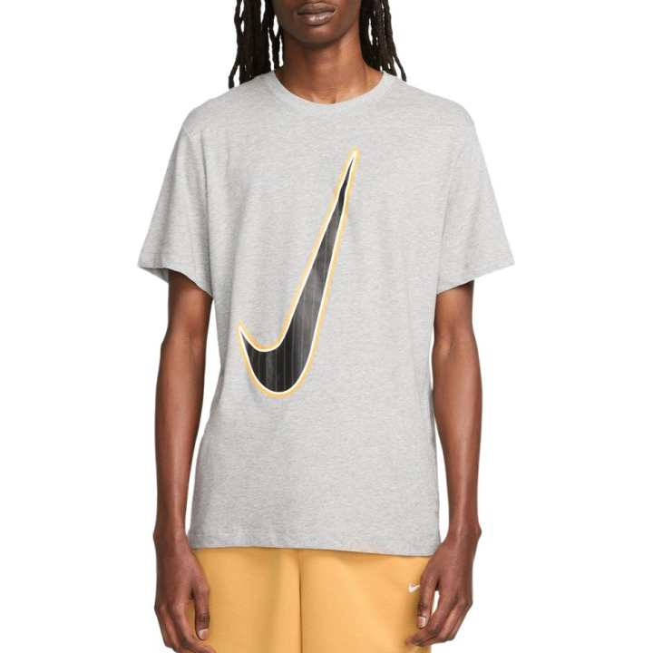 Nike Nike Dri Fit T Shirts Men's Gray Crew Neck