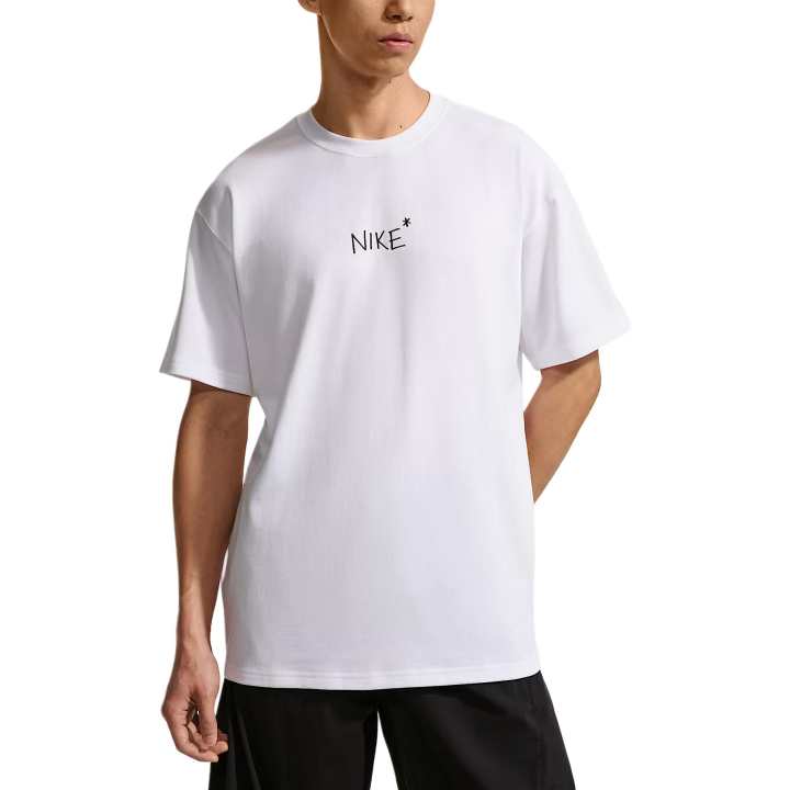 Nike Nike Sportswear T Shirts Men's White Crew Neck Moderate
