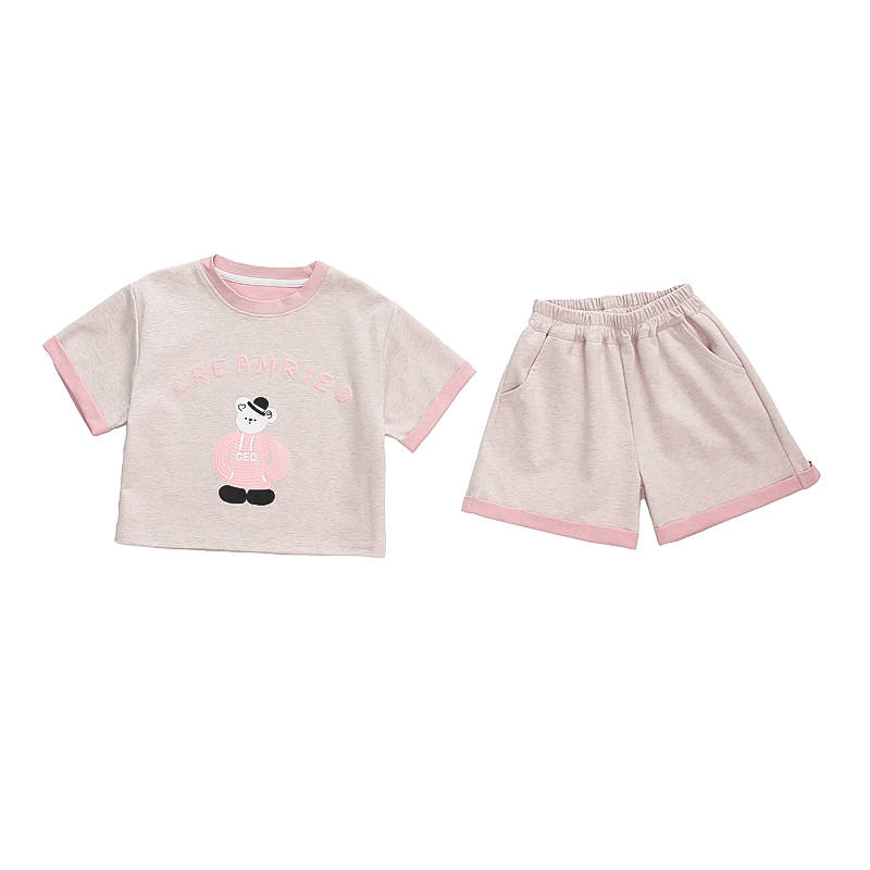 YALU Kids Casual Sportswear Crew Neck Moderate
