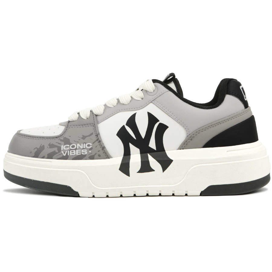 MLB Chunky Liner Cushioning Slip Resistant Low top Skateboard Shoes Unisex Gray